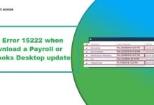 Fix QuickBooks Payroll Error 15222