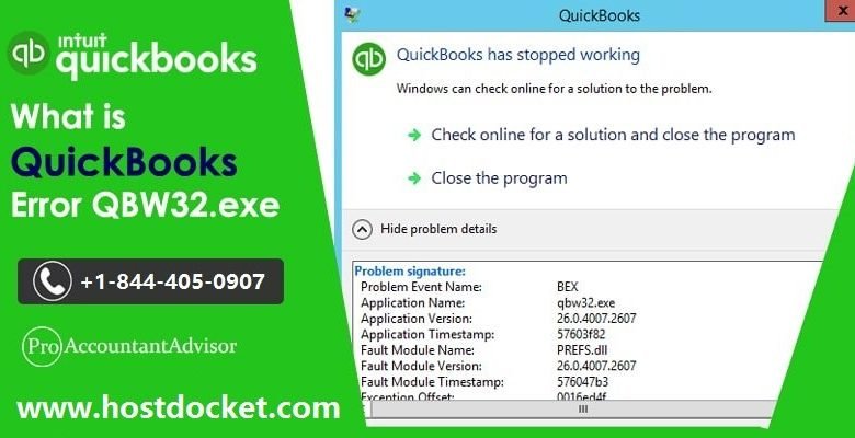 What is QuickBooks Error QBW32.exe Pro Accountant Advisor
