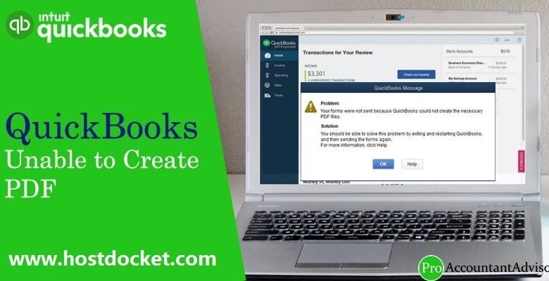 QuickBooks Unable to Create PDF Pro Accountant Advisor