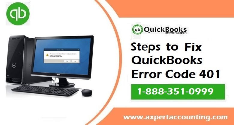 QuickBooks error code 401