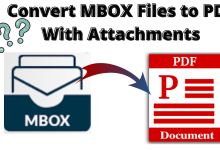 convert mbox files to pdf with attachments