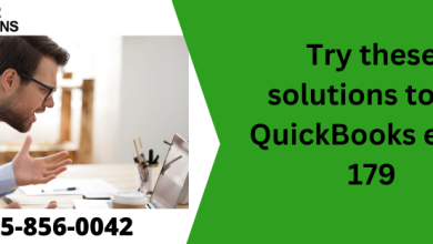 Photo of Try these solutions to fix QuickBooks error 179